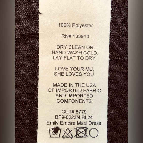 Show Me Your Mumu Bridesmaid NWT Emily Black Chiffon Maxi Dress Size Small - Picture 5 of 6